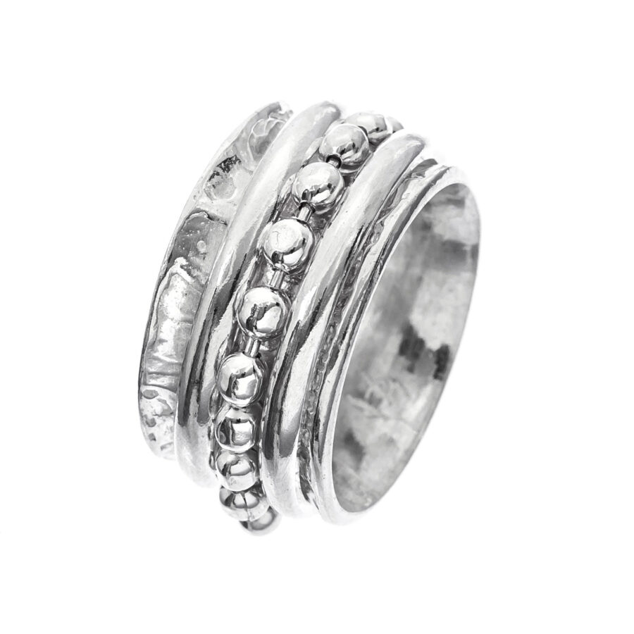 Absolute - anello in argento naturale