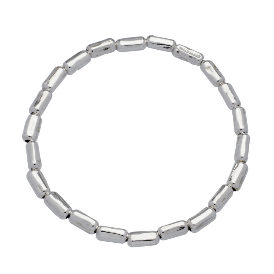 Brividi - bracciale in argento naturale
