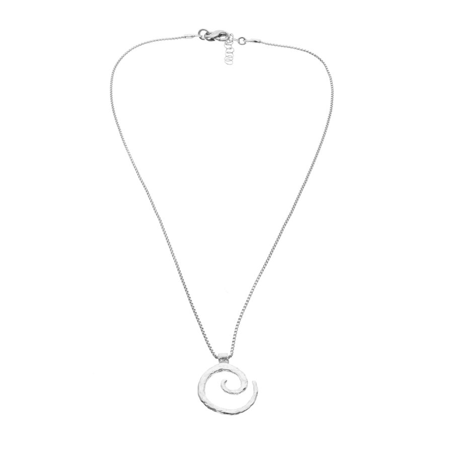 Twist - collana in argento naturale