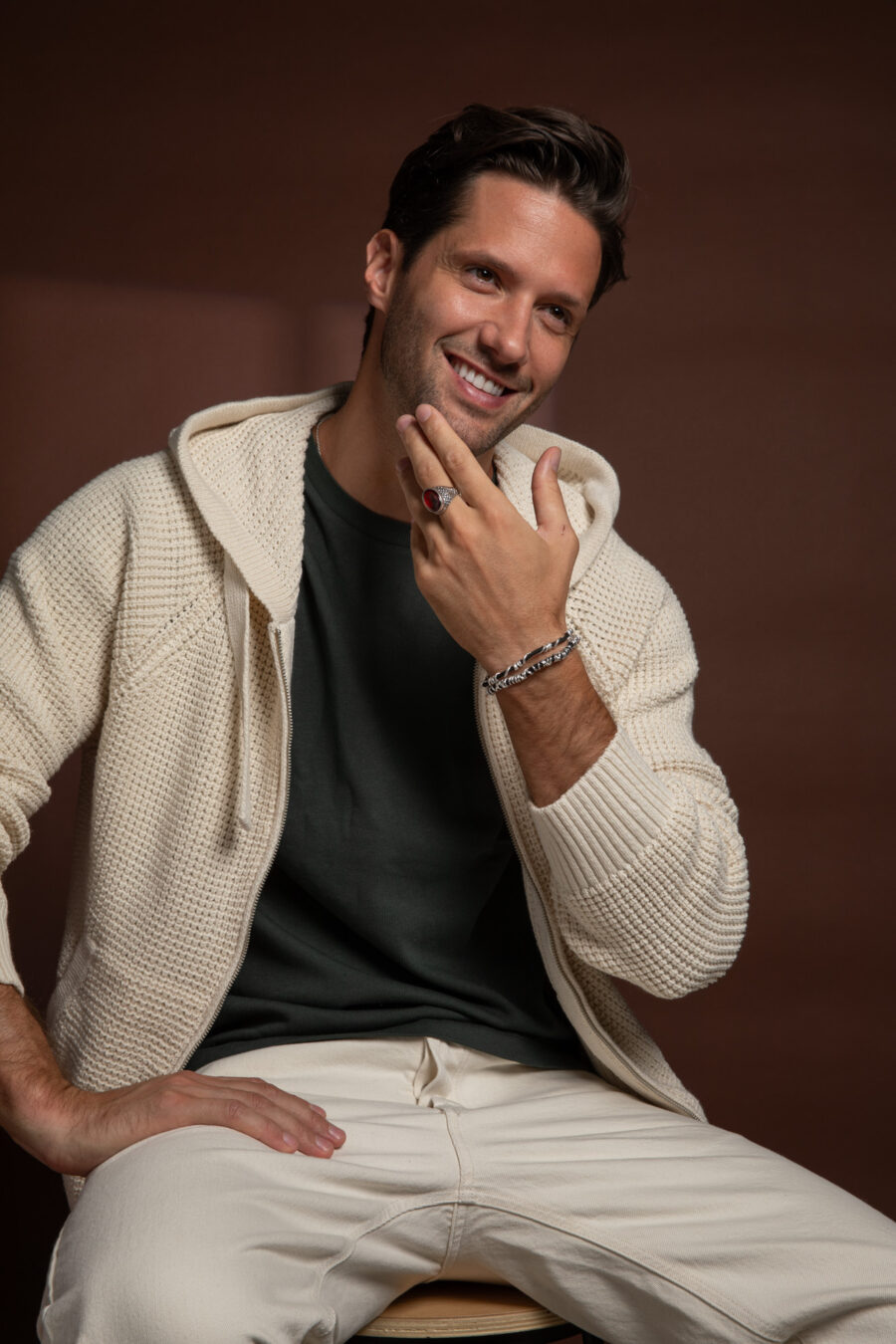 Soulman - bracciale uomo in argento naturale - immagine 2