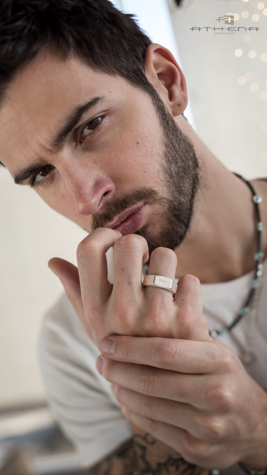 Soulman - anello uomo in argento naturale - immagine 2