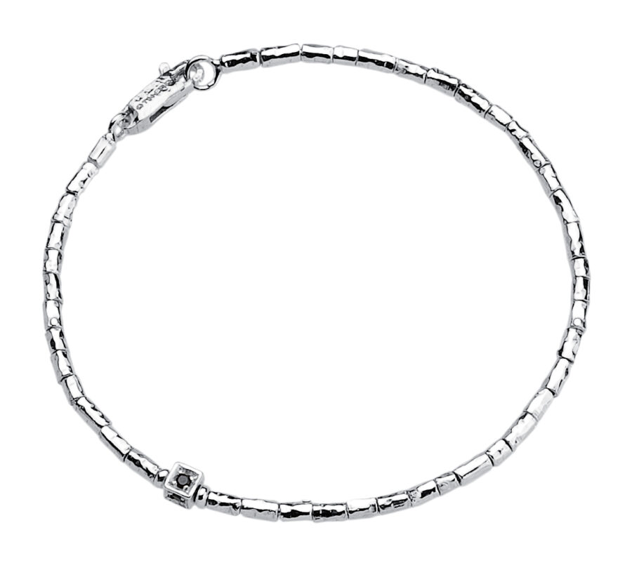 Soulman - bracciale uomo in argento naturale e pietra