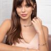 Antilla - bracciale in argento naturale e pietre - immagine 2