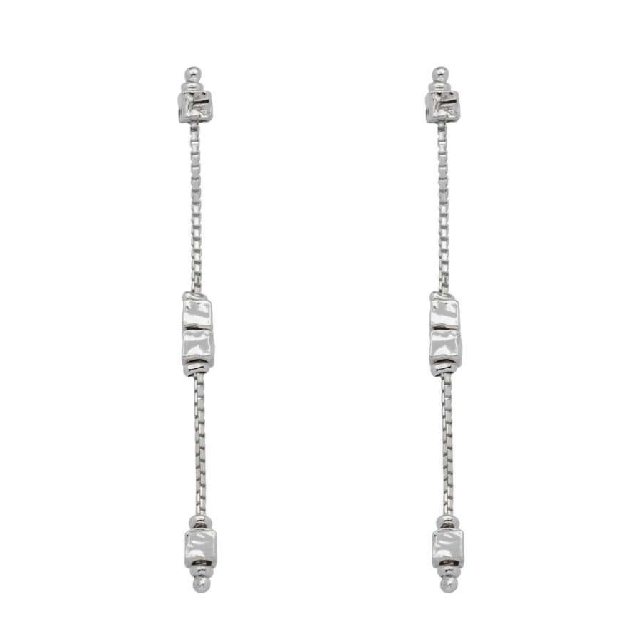 Grecia - orecchini in argento naturale