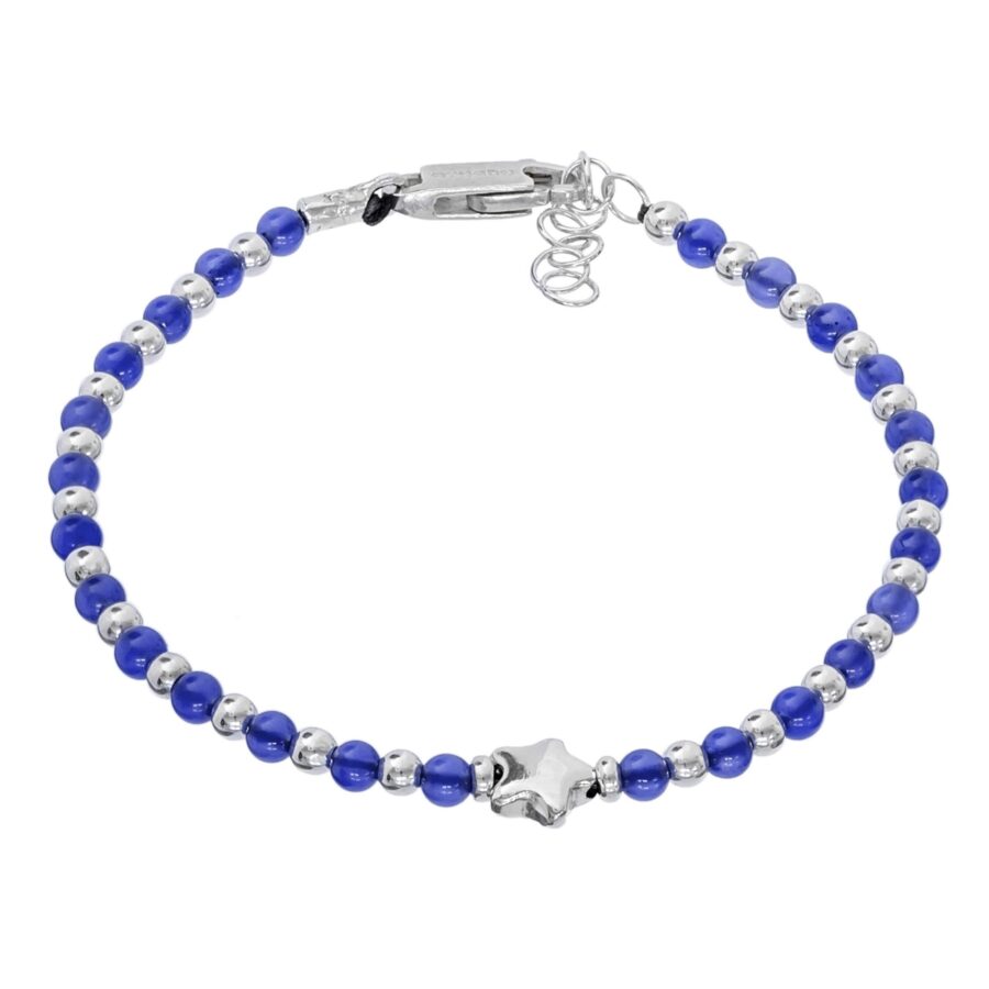 Brividi - bracciale in argento naturale e pietre