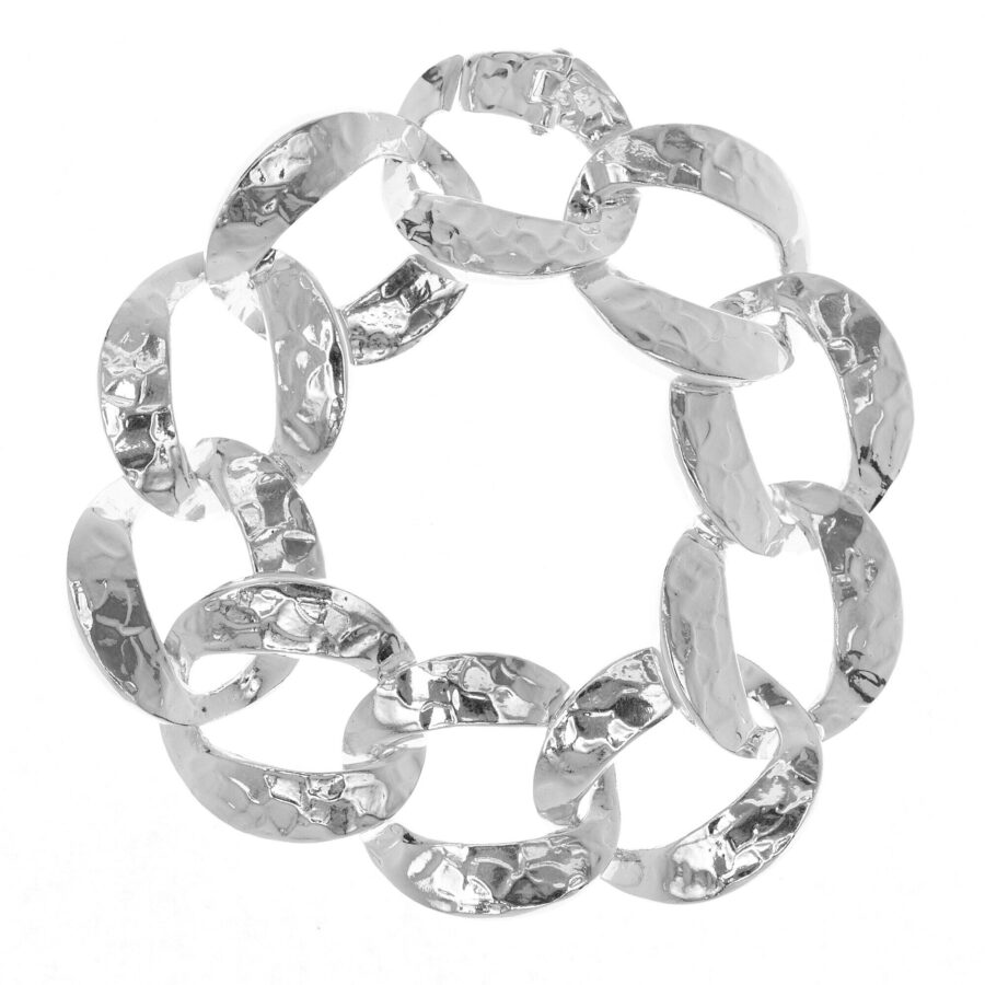Chain - bracciale in argento naturale