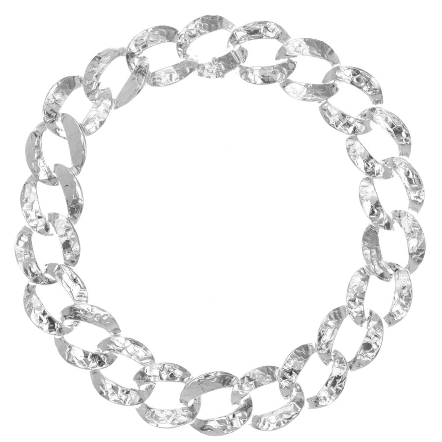 Chain - collana in argento naturale
