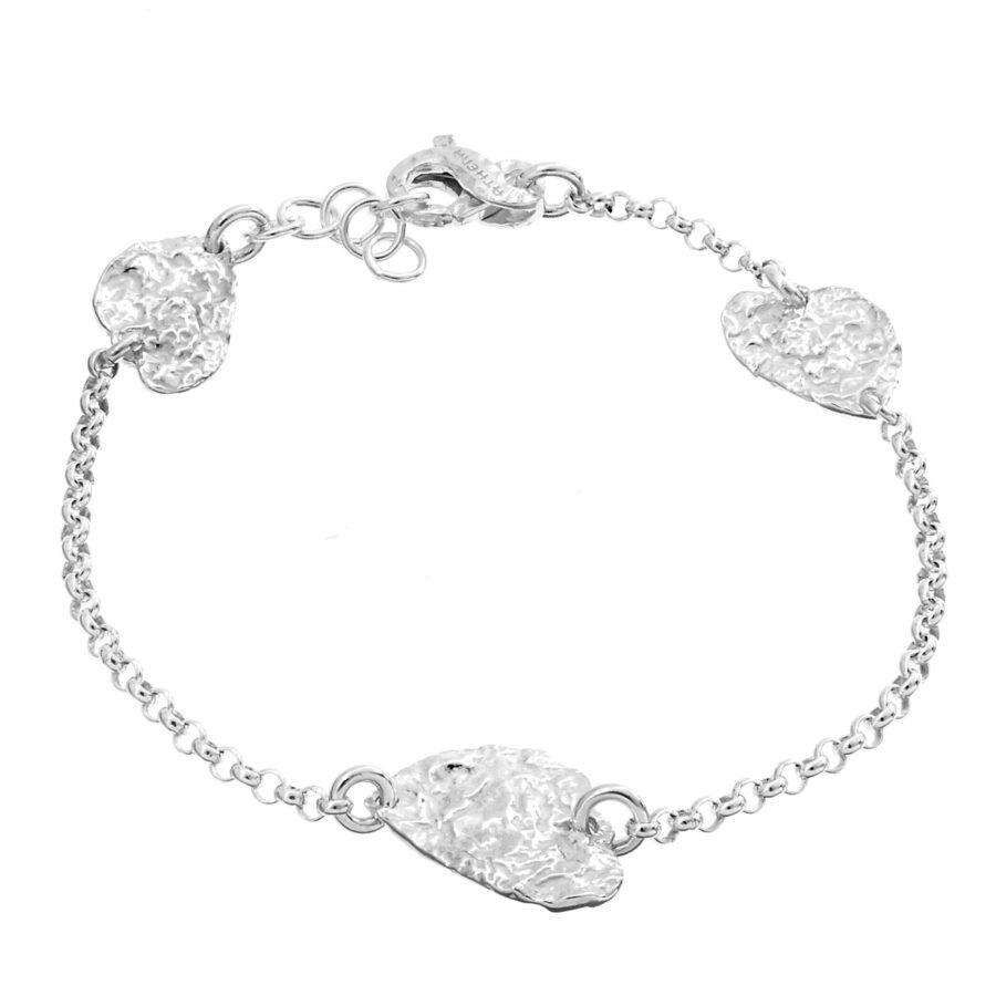 Alma - bracciale in argento naturale
