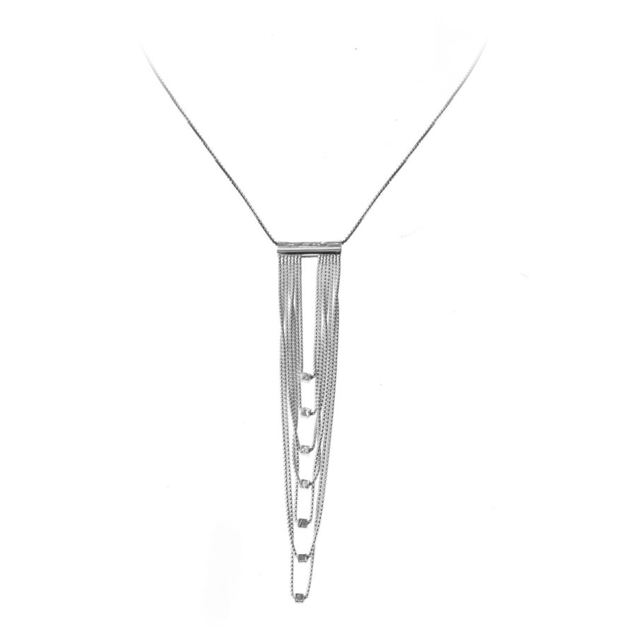 Briosa - collana in argento naturale