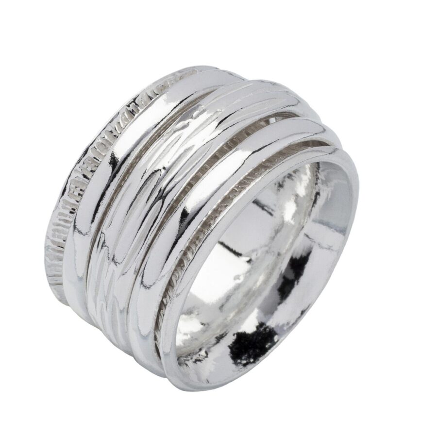 Absolute - anello in argento naturale