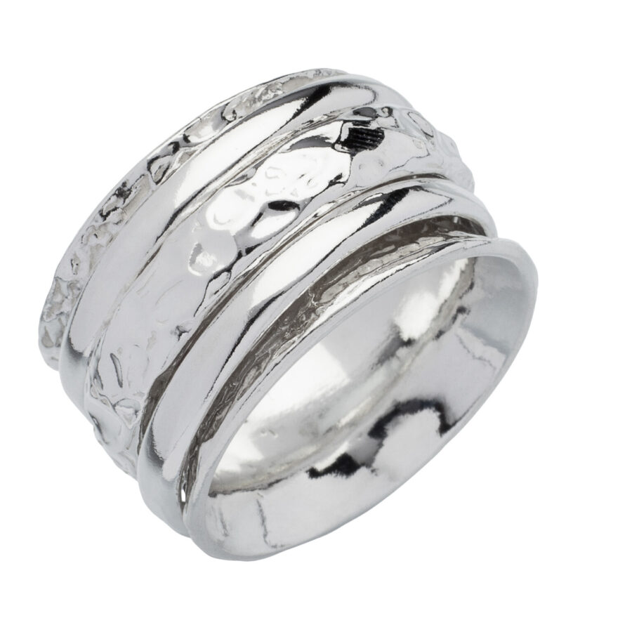 Absolute - anello in argento naturale