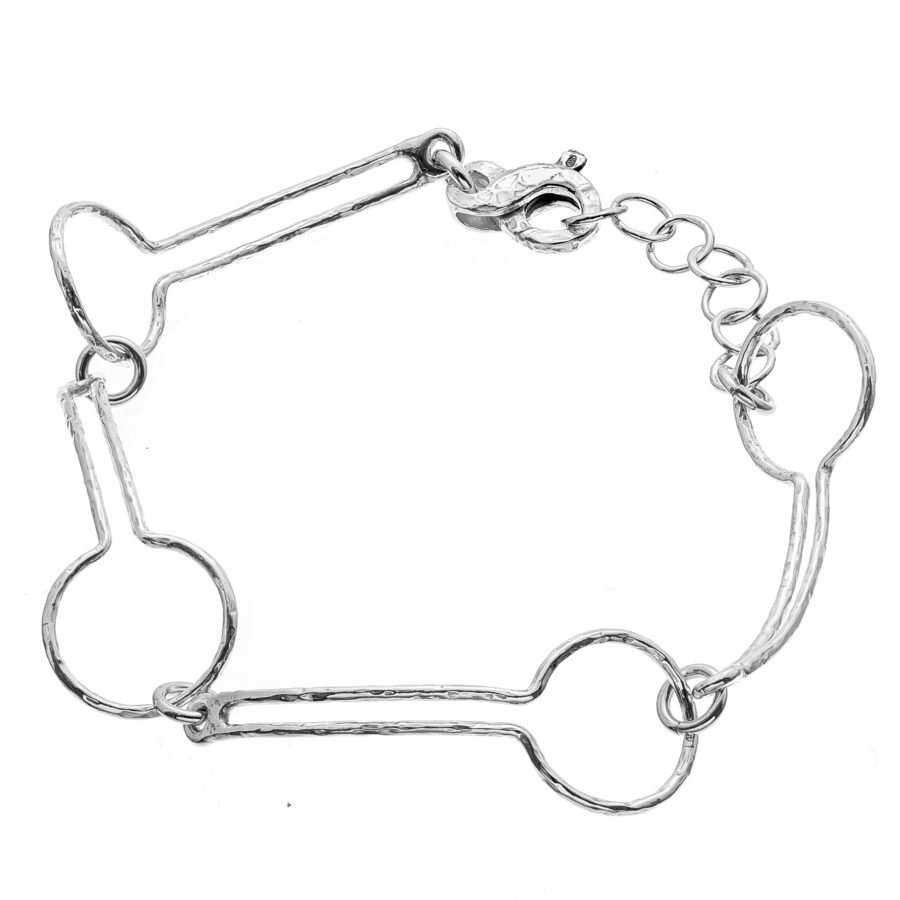 Elise - bracciale in argento naturale