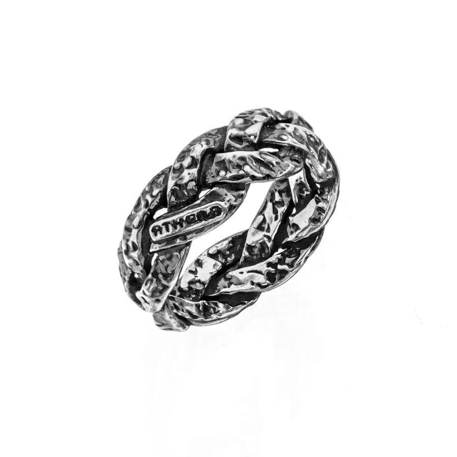Soulman - anello uomo in argento brunito