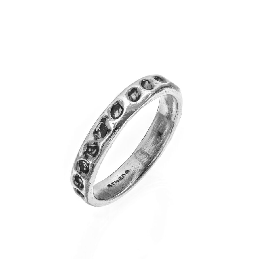 Soulman - anello uomo in argento brunito