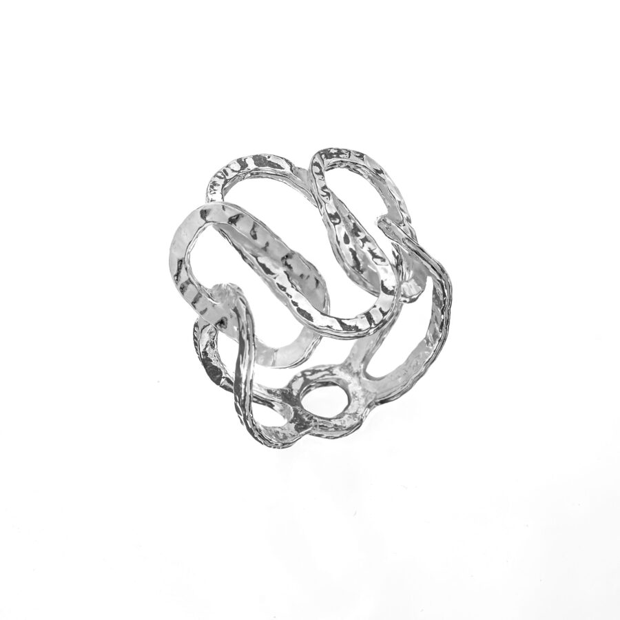 Marica - anello in argento naturale