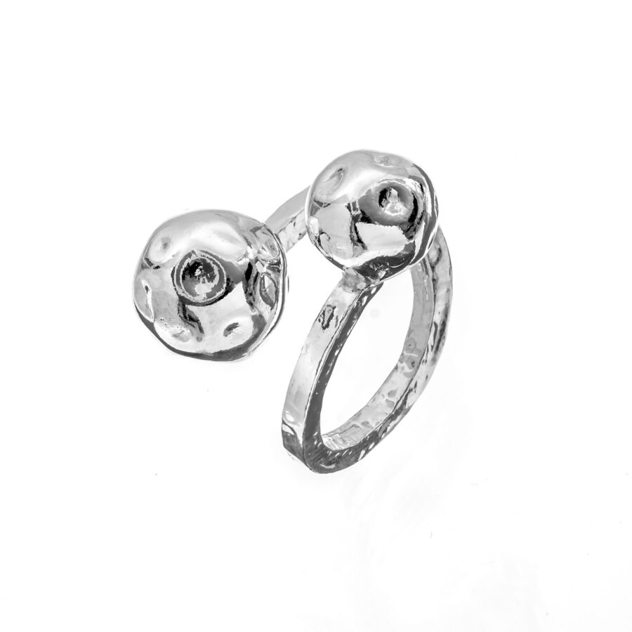 Zafira - anello in argento naturale