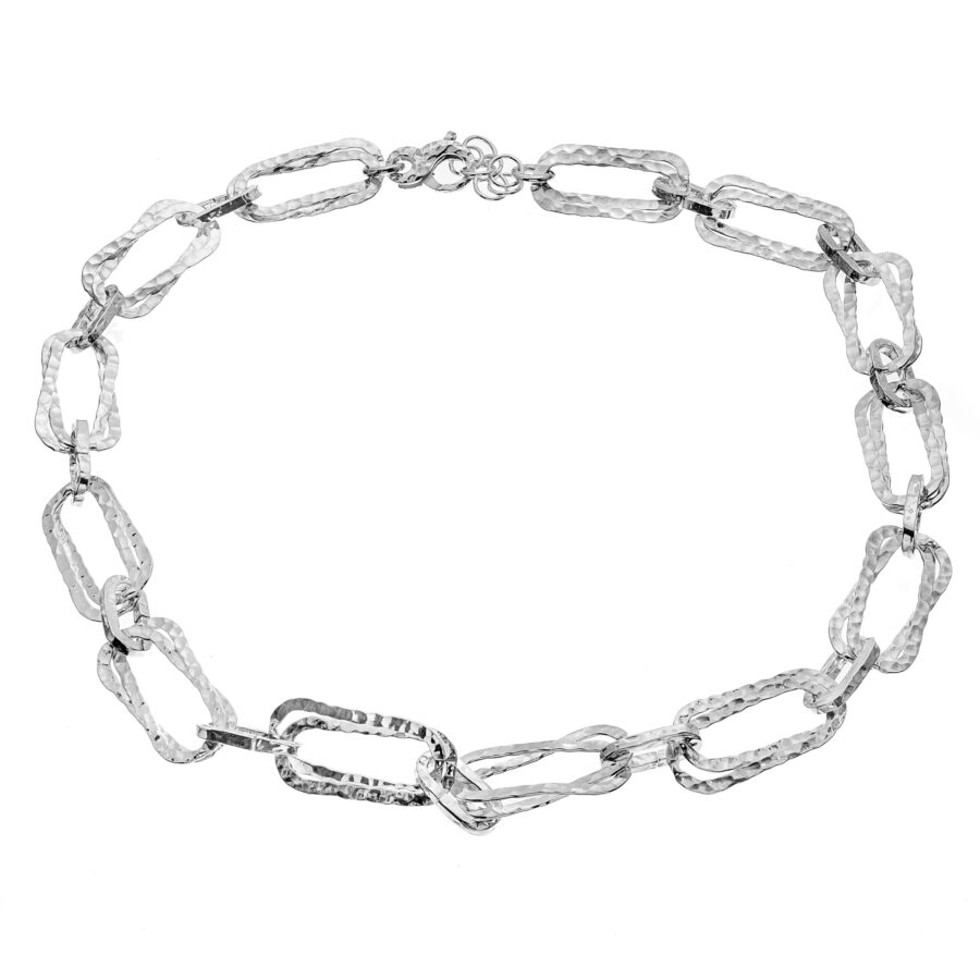 Marica - collana in argento naturale