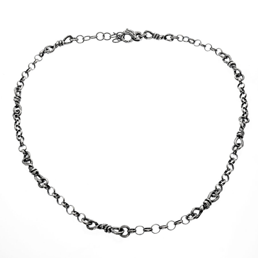 Soulman - collana in argento brunito