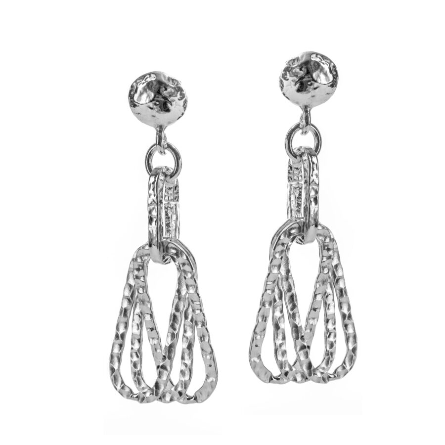 Marica - orecchini in argento naturale