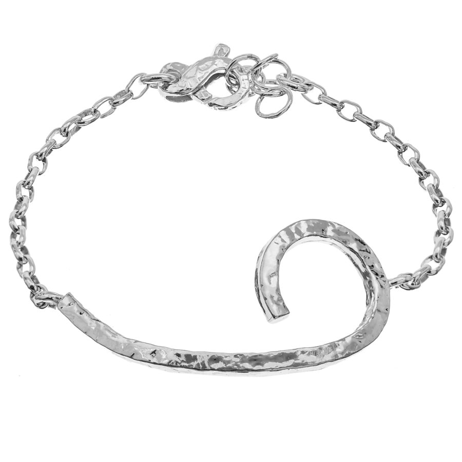 Tabas - bracciale in argento naturale