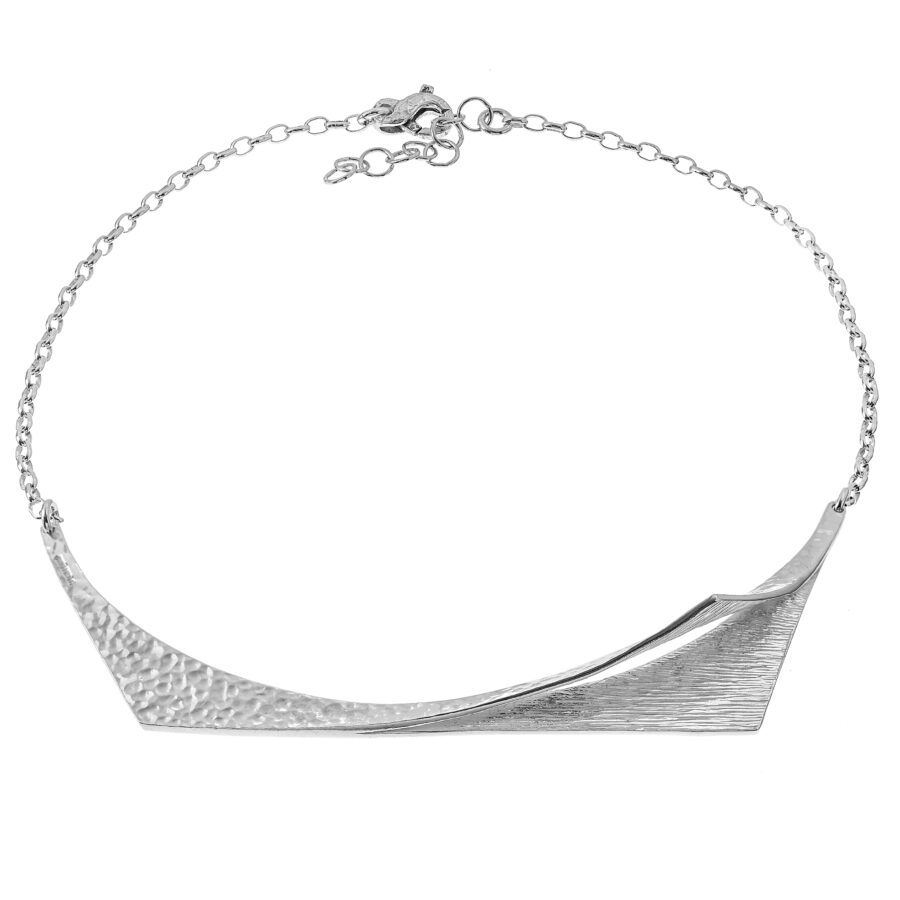 Horizon - collana in argento naturale