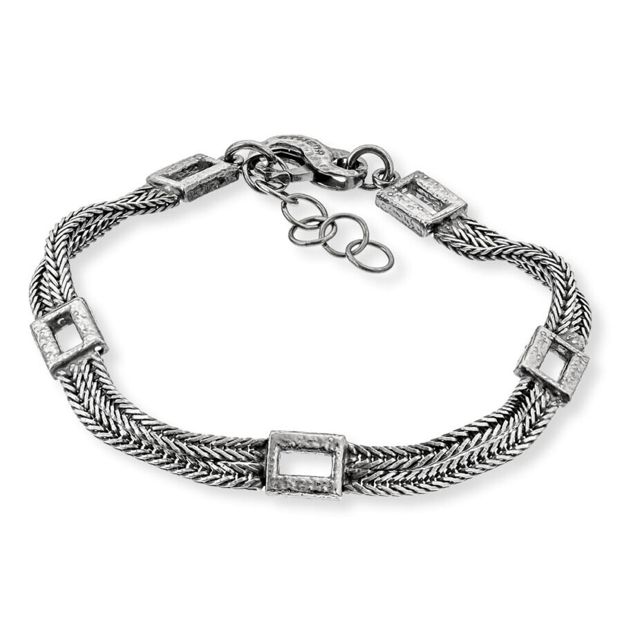 Soulman - bracciale in argento brunito