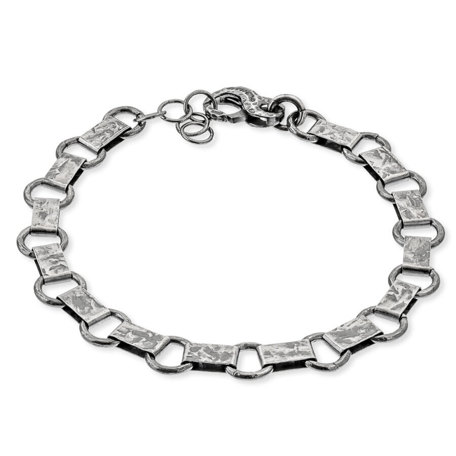 Soulman - bracciale in argento brunito