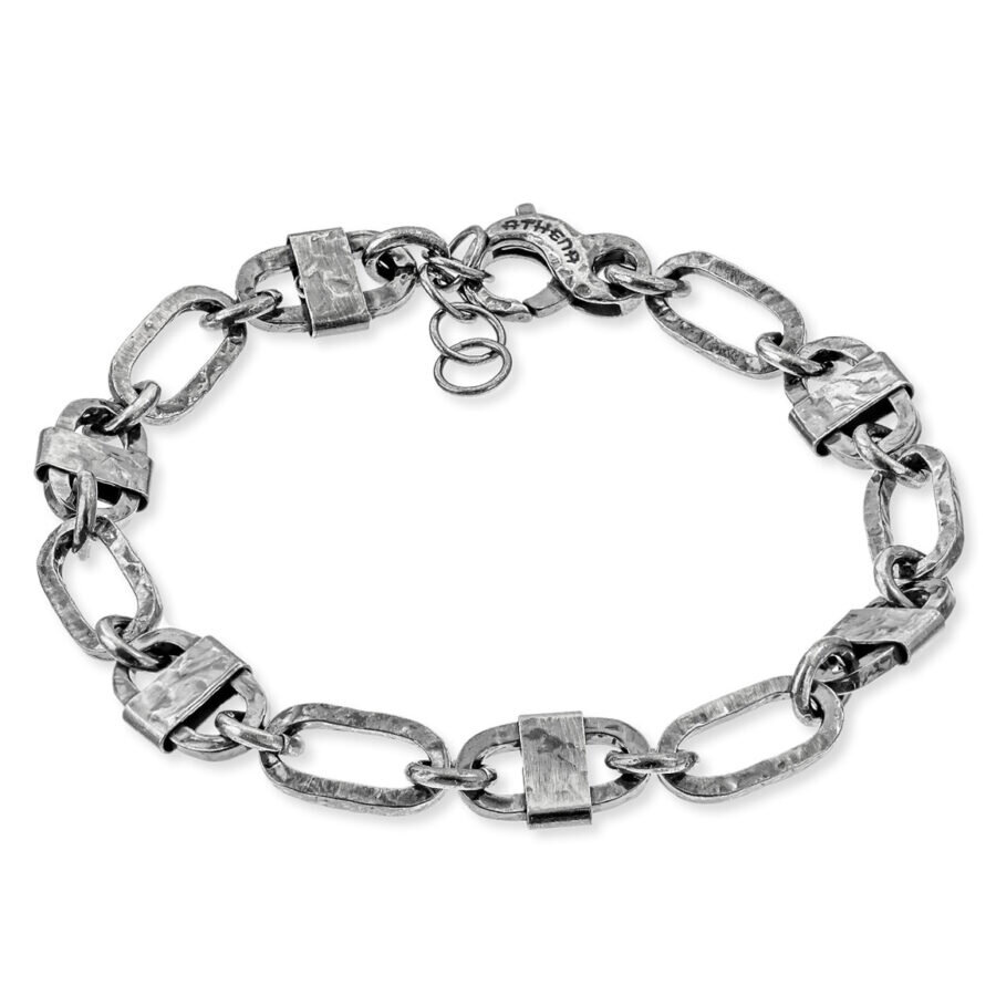 Soulman - bracciale in argento brunito
