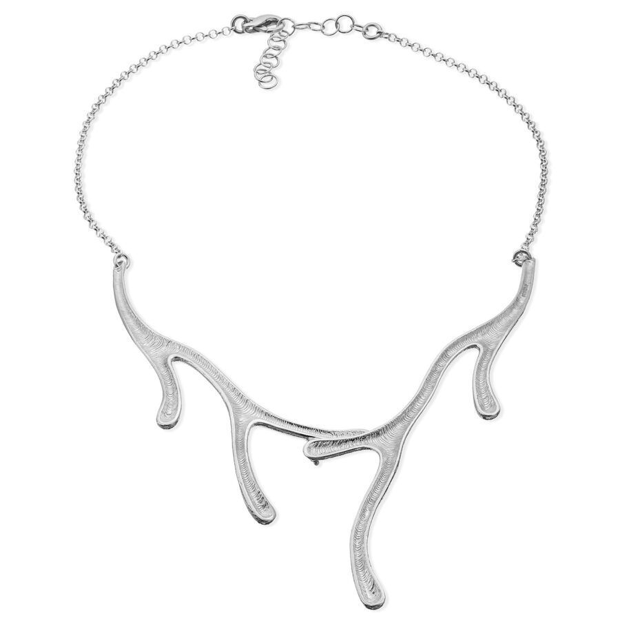 Nerea  - collana in argento naturale