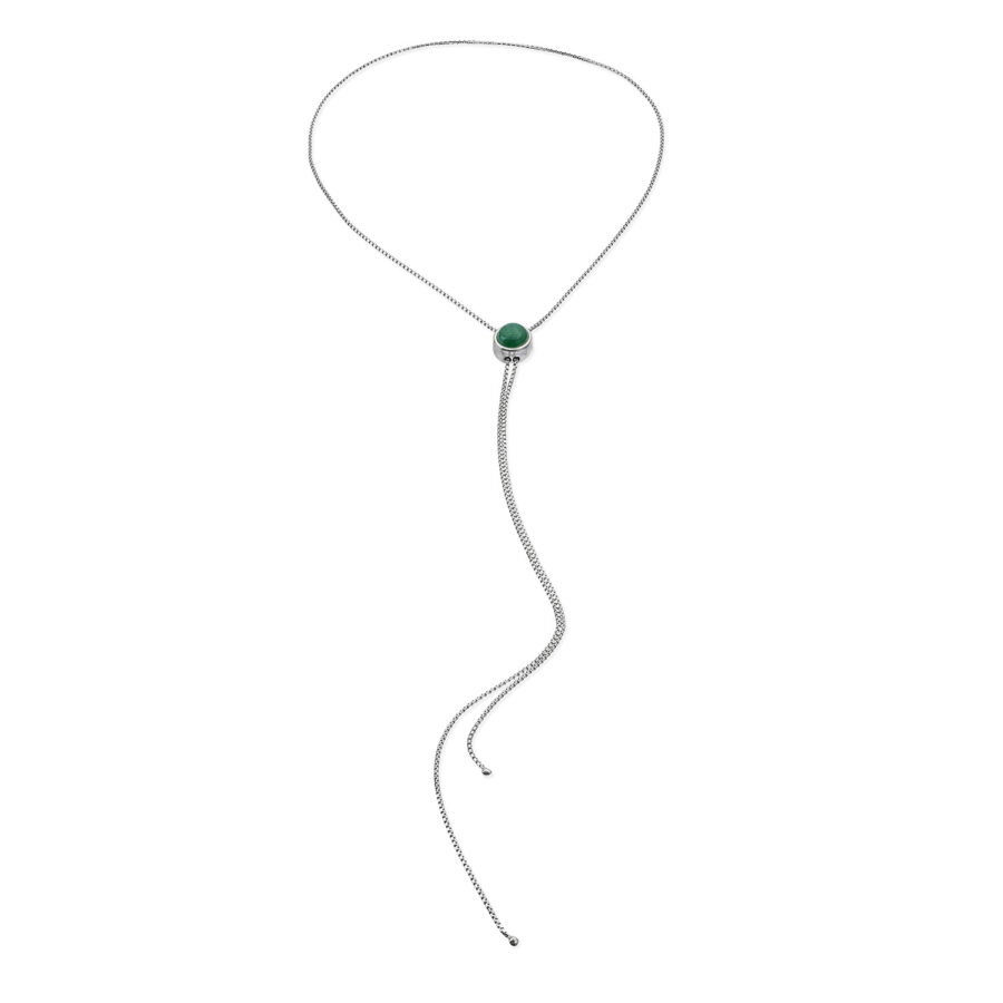 Solaris - collana in argento naturale e pietra