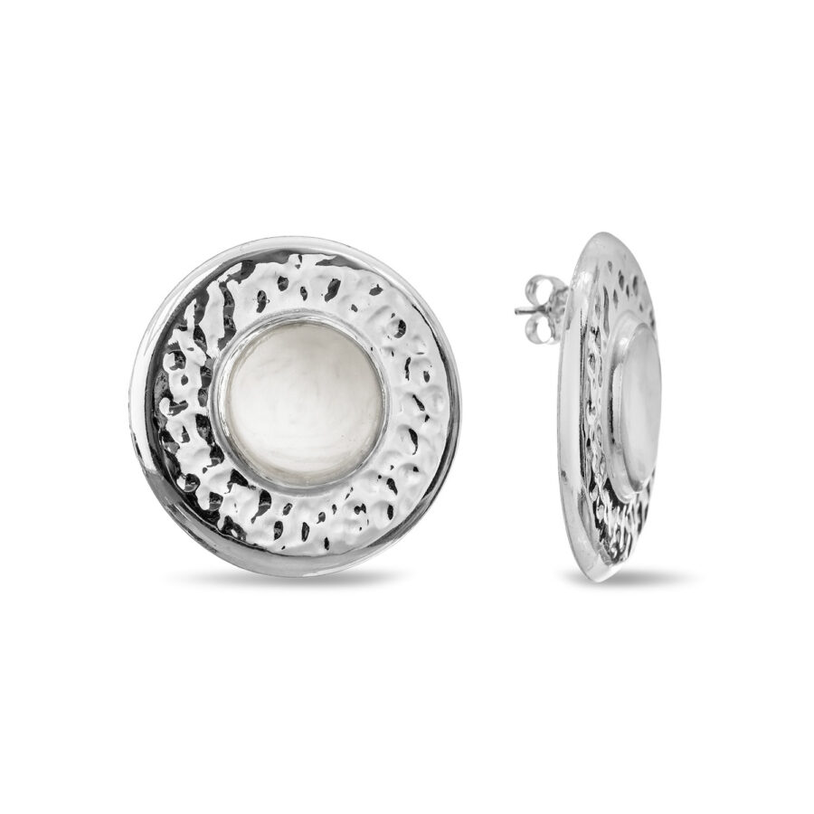 Chiara Luna  - orecchini in argento naturale e madreperla