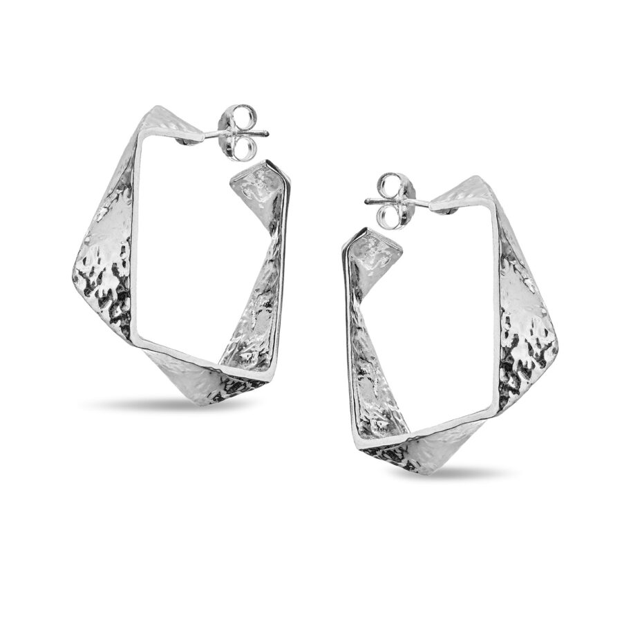 Alchemia - orecchini in argento naturale