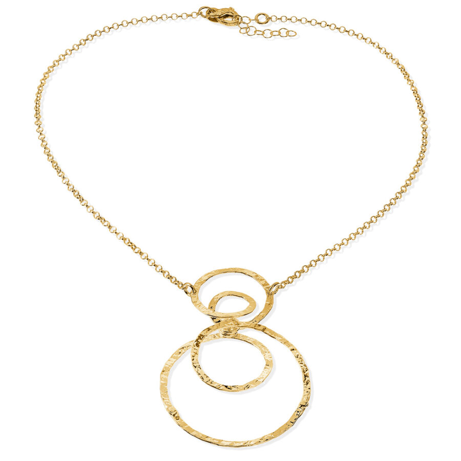 Origine - collana in argento dorato